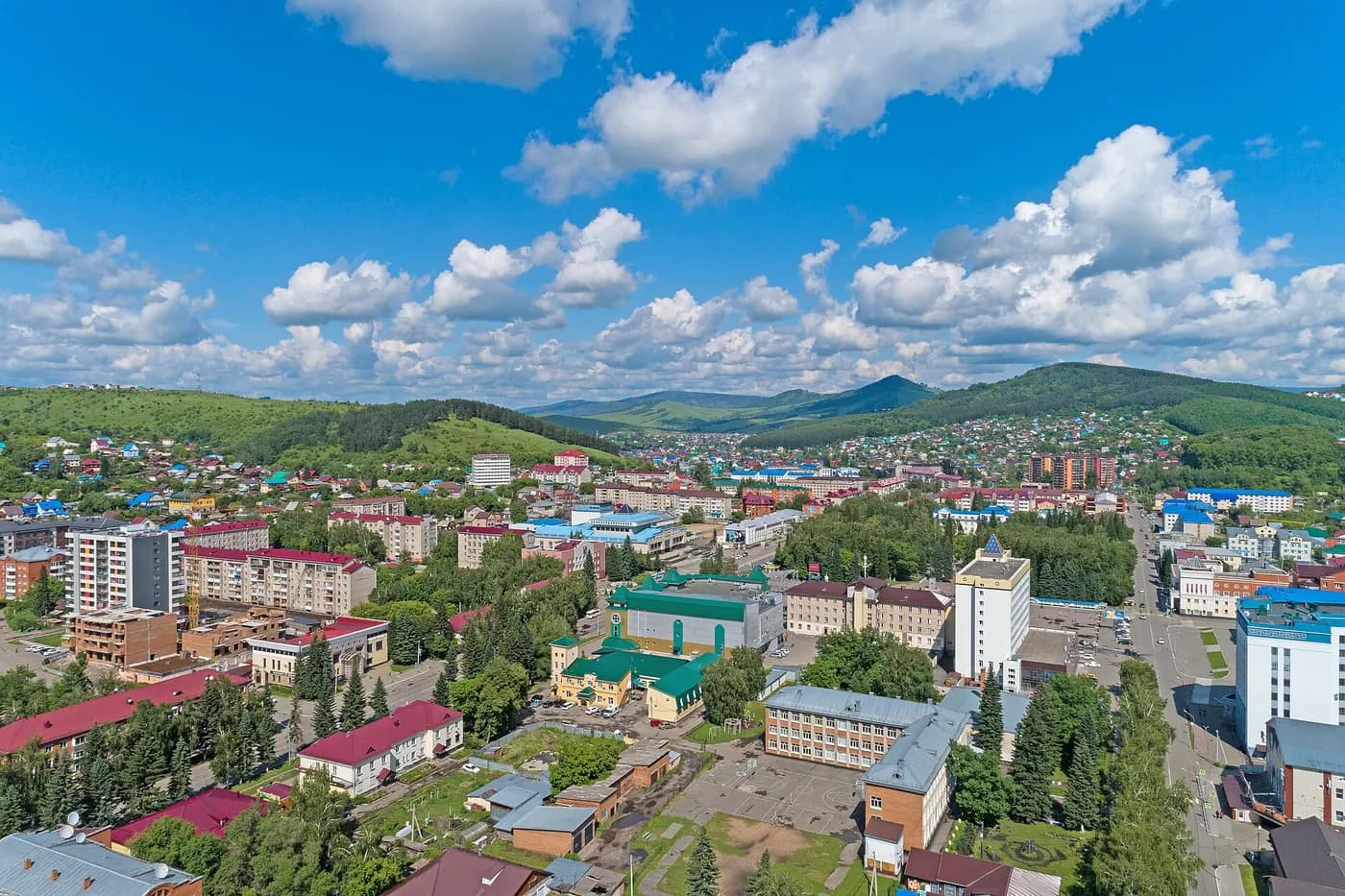 Панорама города Горно-Алтайск