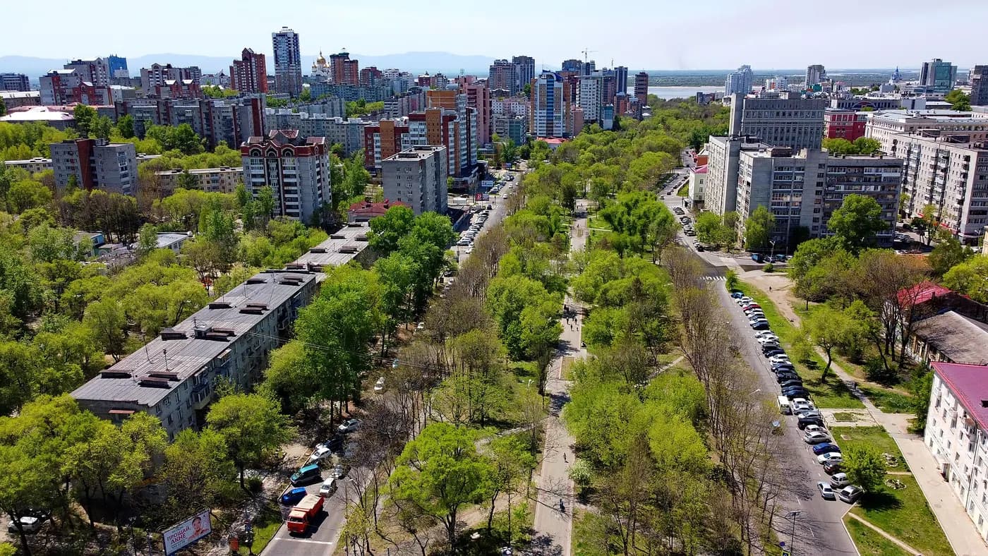 Панорама города Хабаровск