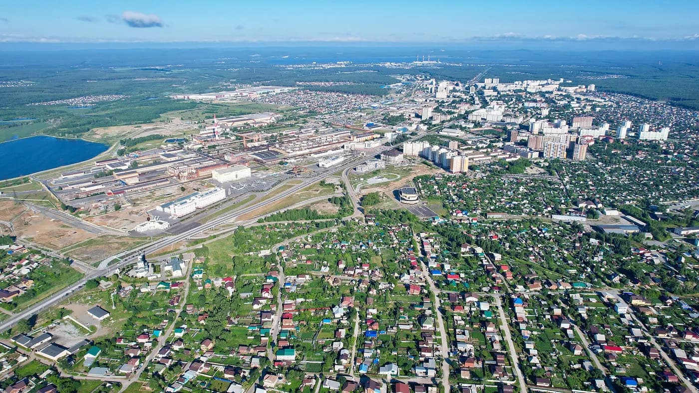 Панорама города Верхняя Пышма
