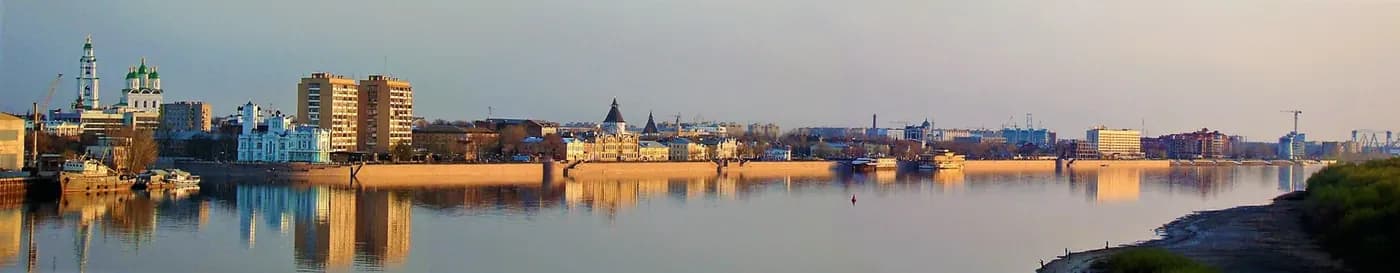 Панорама города Астрахань