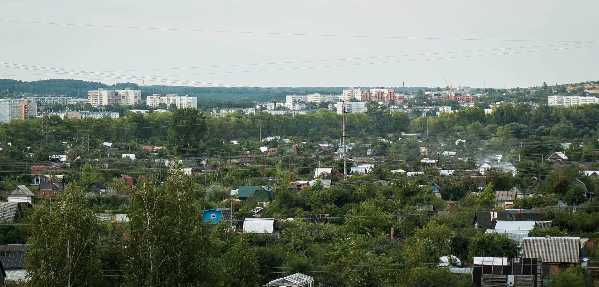 Панорама города Чайковский