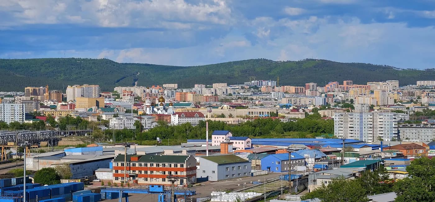 Панорама города Чита