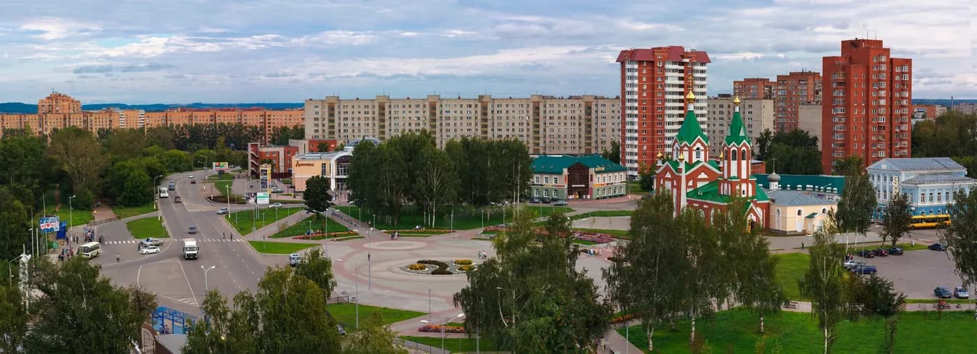 Панорама города Глазов