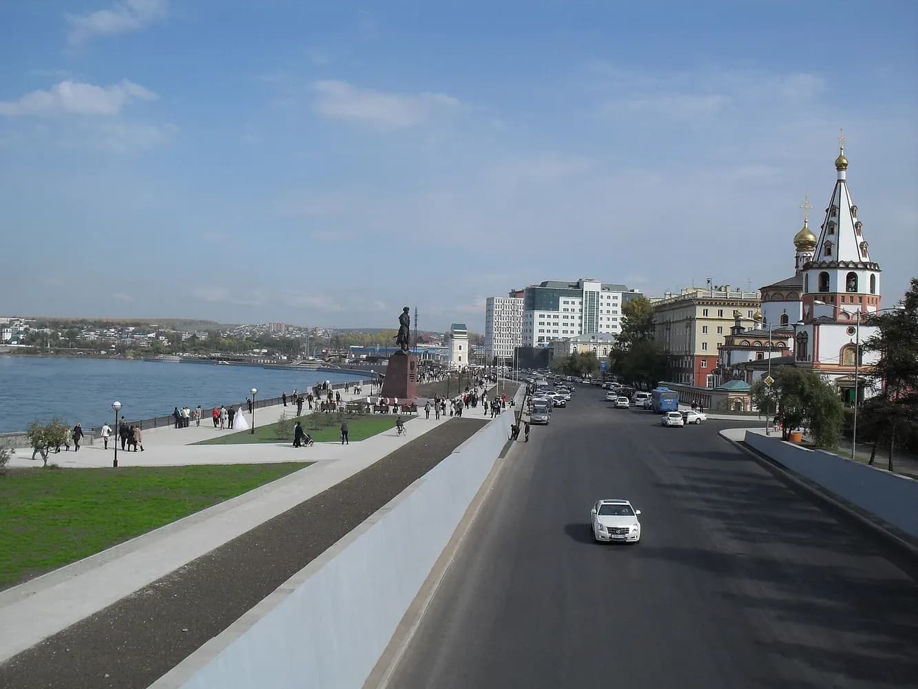 Панорама города Иркутск