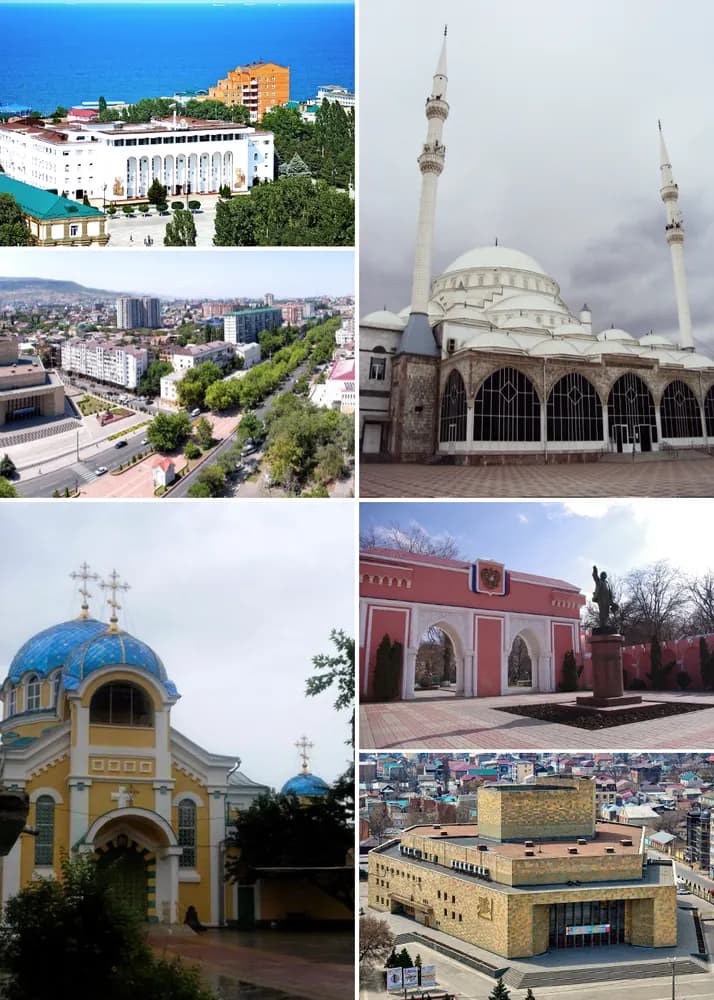 Панорама города Махачкала