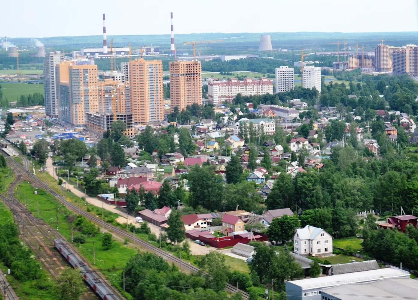 Панорама города Мурино