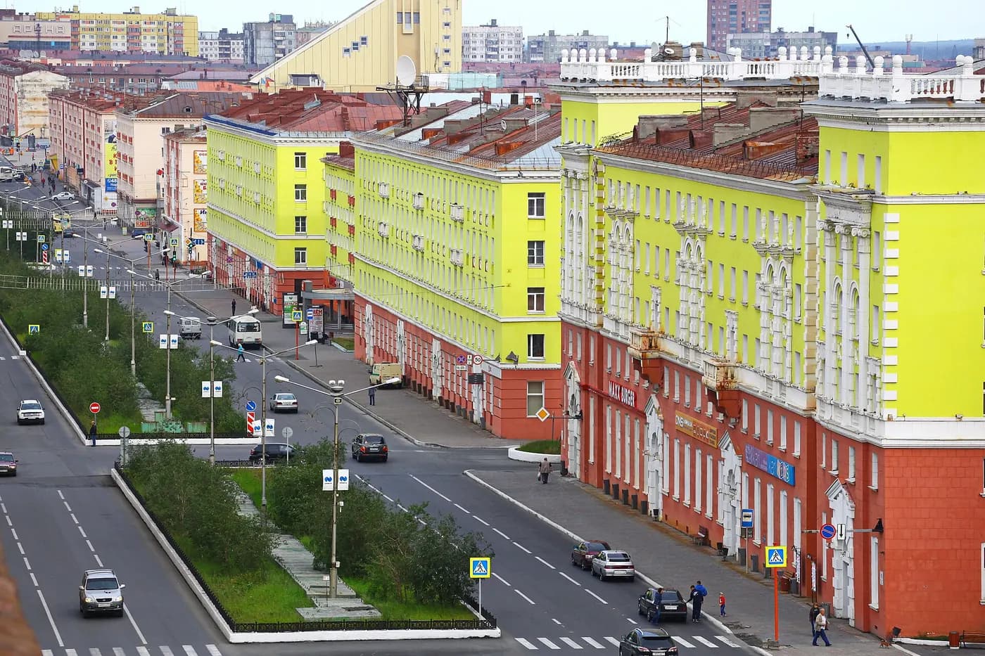 Панорама города Норильск