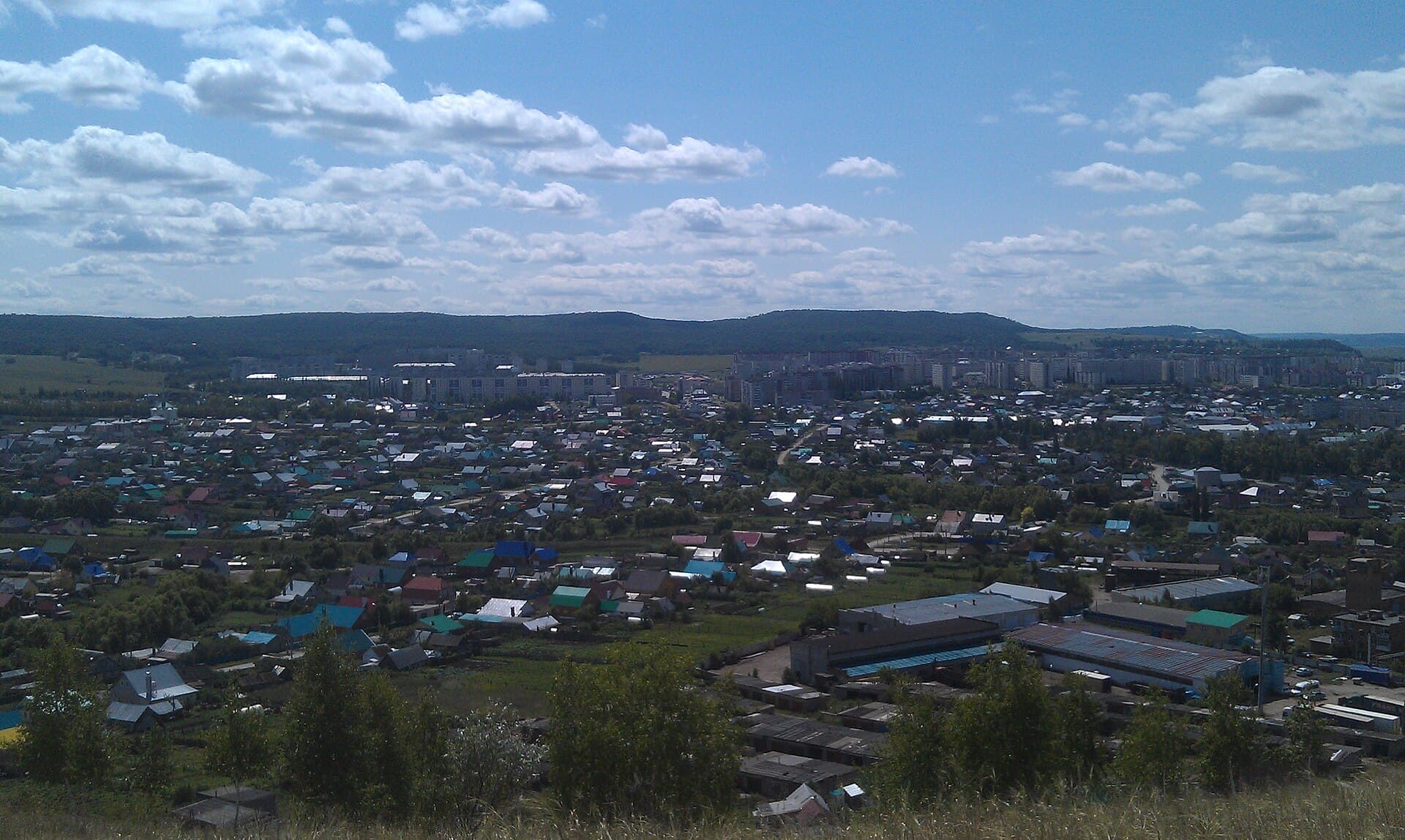 Панорама города Октябрьский