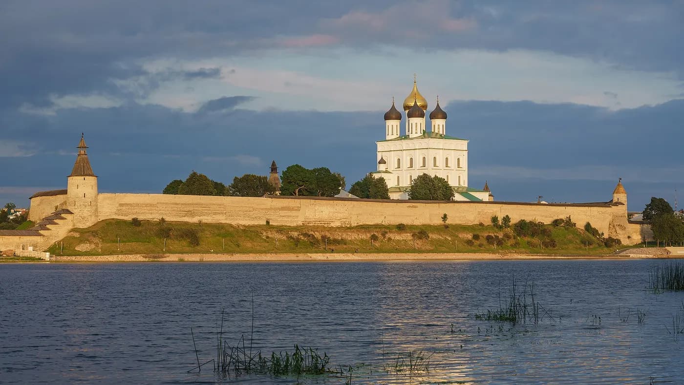 Панорама города Псков