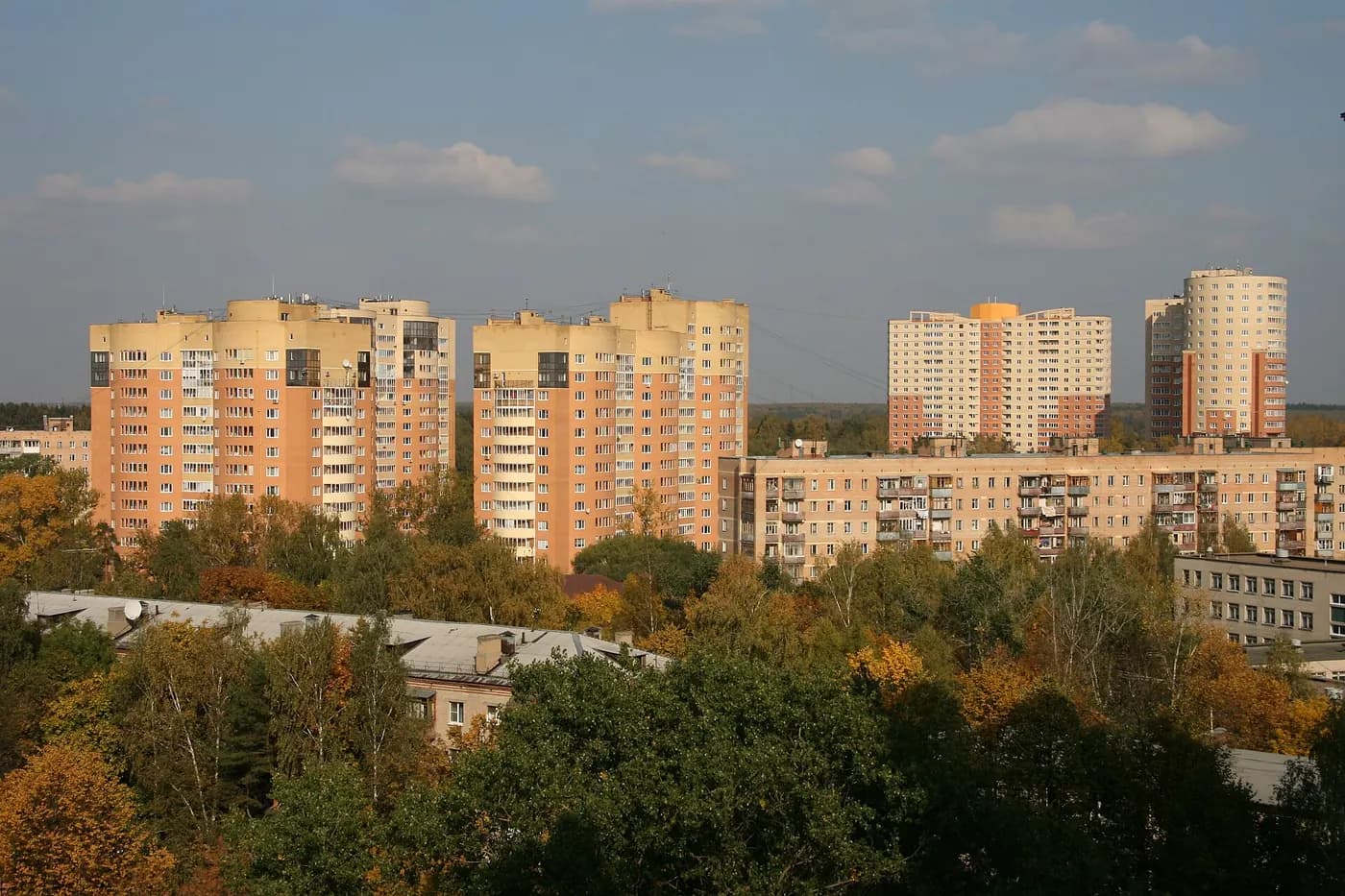 Панорама города Пушкино