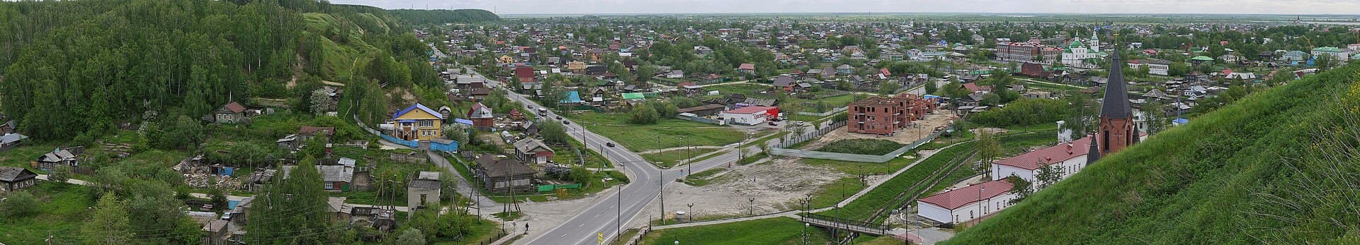 Панорама города Тобольск