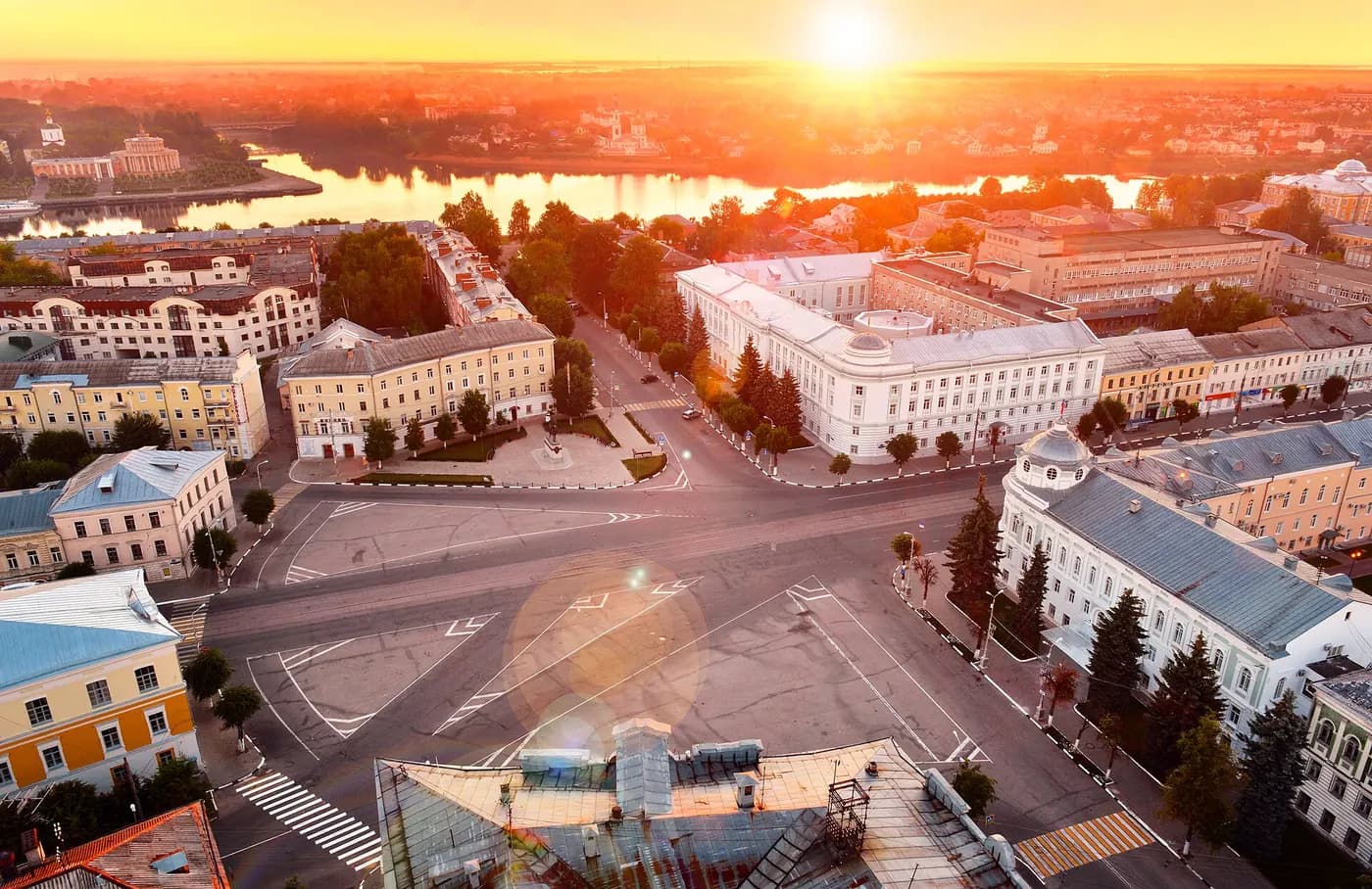 Панорама города Тверь