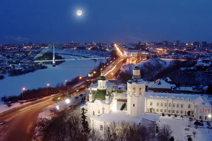 Панорама города Тюмень