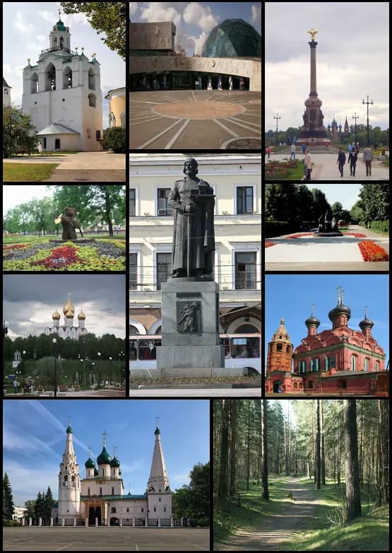 Панорама города Ярославль