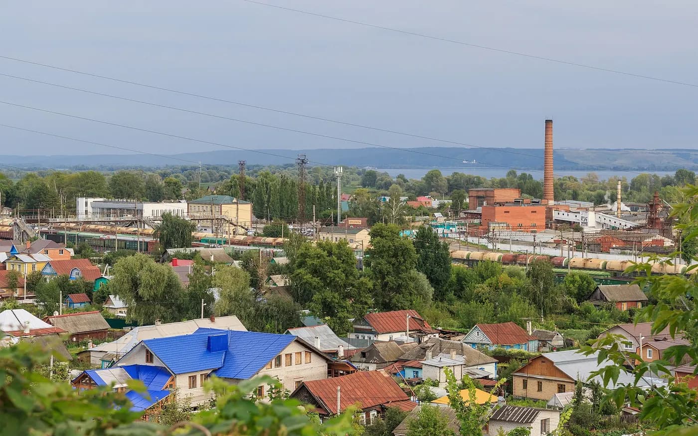 Панорама города Зеленодольск